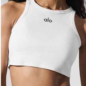 ALO Yoga White Sports Bra